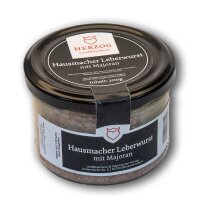 Herzogs Hausmacher Leberwurst mit Majoran im 200g Glas