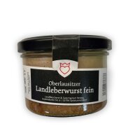 Feine Oberlausitzer Landleberwurst im 200g Glas
