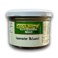 Mörls Bio hausmacher Blutwurst im 170 g Glas
