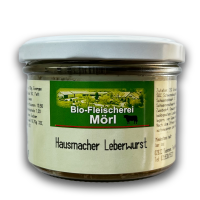 Mörls Bio hausmacher Leberwurst im 170 g Glas