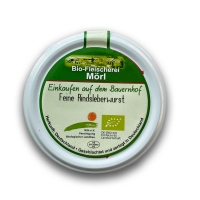Mörls Bio Feine Rindsleberwurst im 170 g Glas