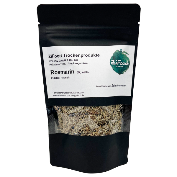 ZiFood Rosmarin Bio getrocknet Beutel 50g
