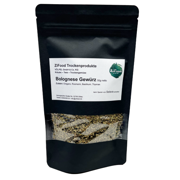 ZiFood Bolognese Gewürz Beutel 50g