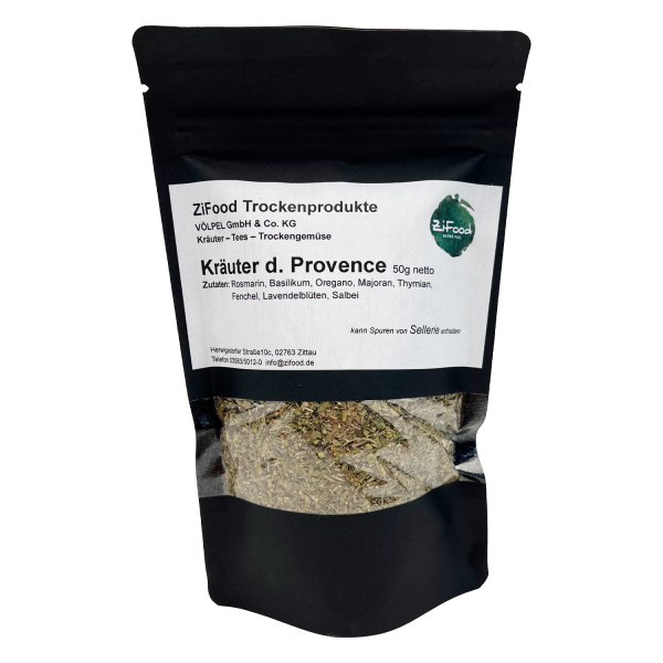 ZiFood Kräuter der Provence Beutel 50g